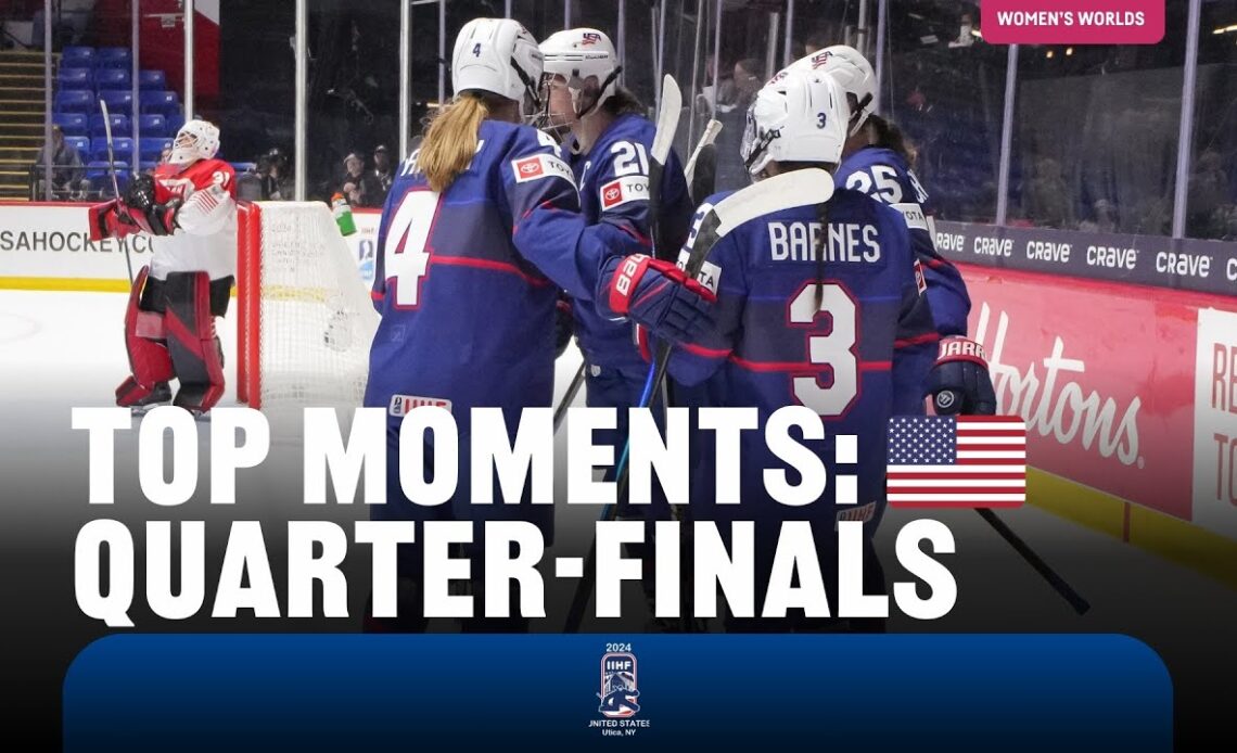 Top Moments: Quarter-finals USA | 2024 #womensworlds