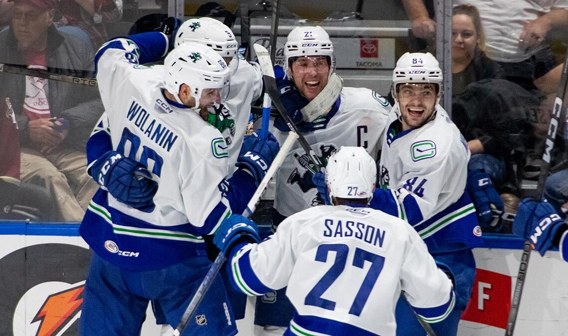 Wouters sends Canucks to series win over Eagles | TheAHL.com