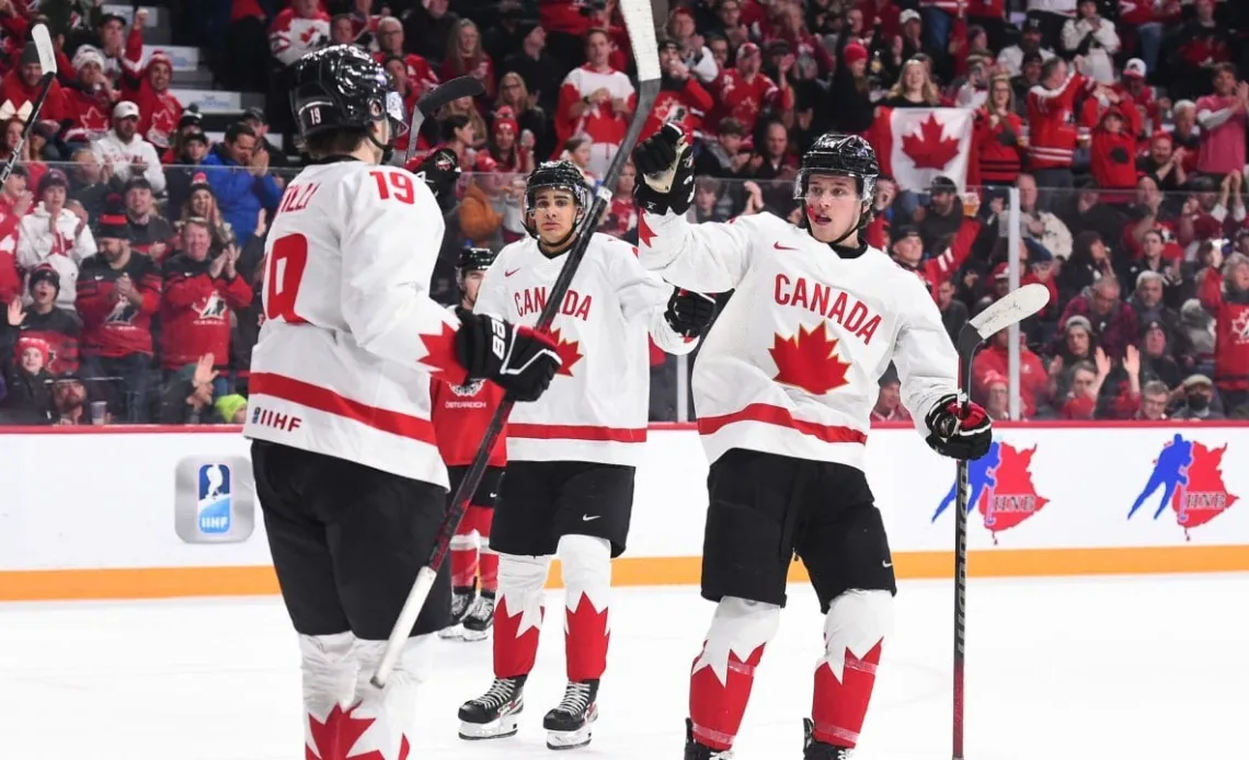 Austria vs Canada - 2023 IIHF World Junior Championship