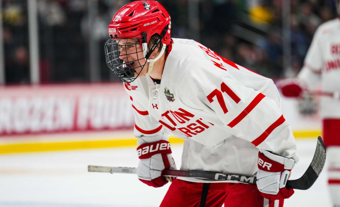 Blackhawks Talk Podcast: The Athletic's Corey Pronman previews 2024 NHL Draft class ahead of lottery