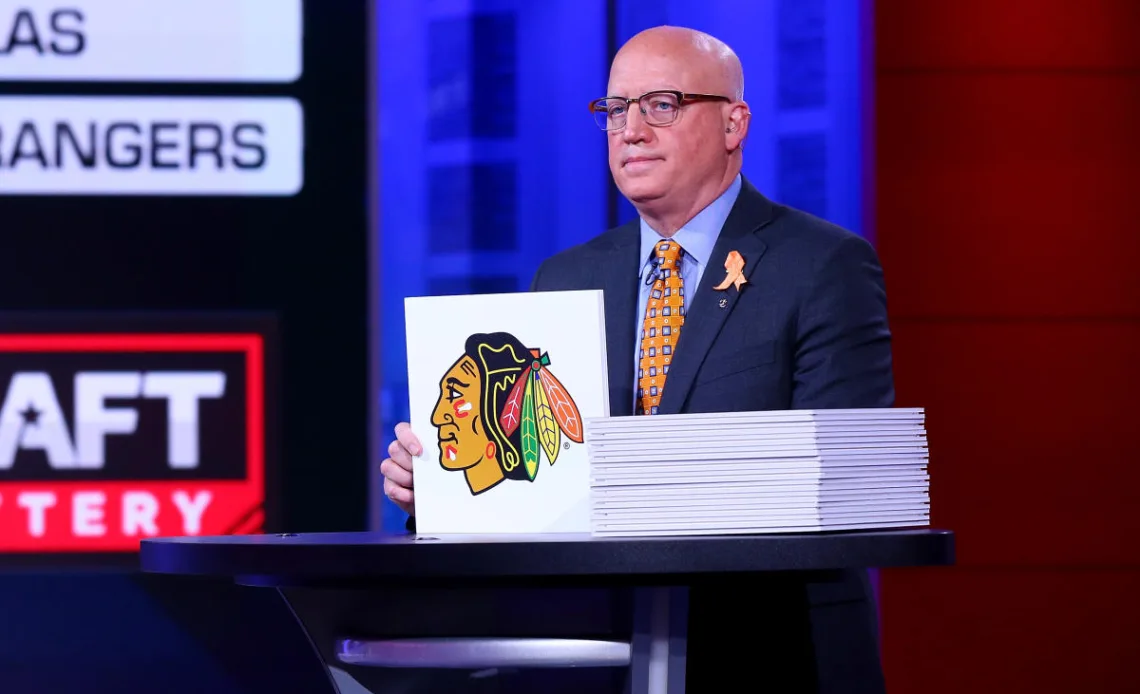 Blackhawks stay put in lottery, land No. 2 overall pick in 2024 NHL Draft