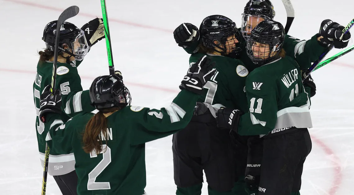 Boston's professional women's hockey team wins Game 1 of Finals