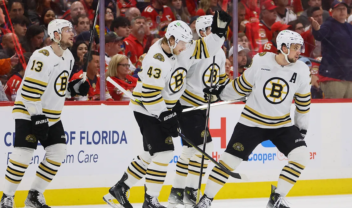 Bruins properly channel hatred of Panthers, and now it's a series