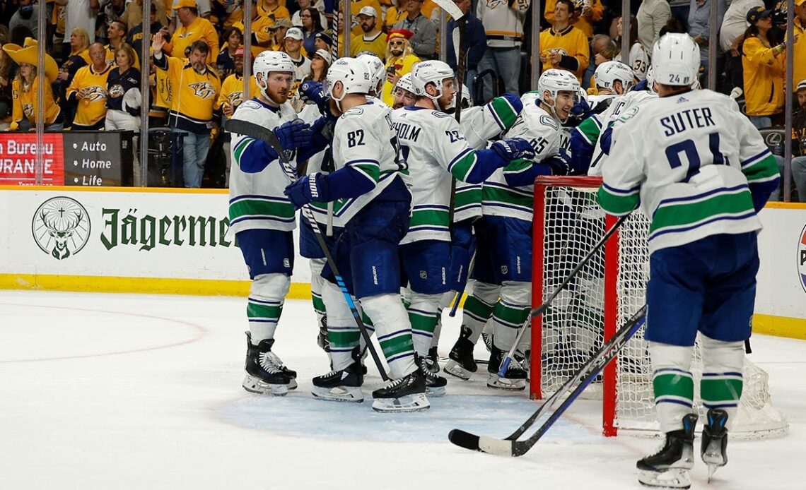 Canucks ELIMINATE Predators in Final Minutes!