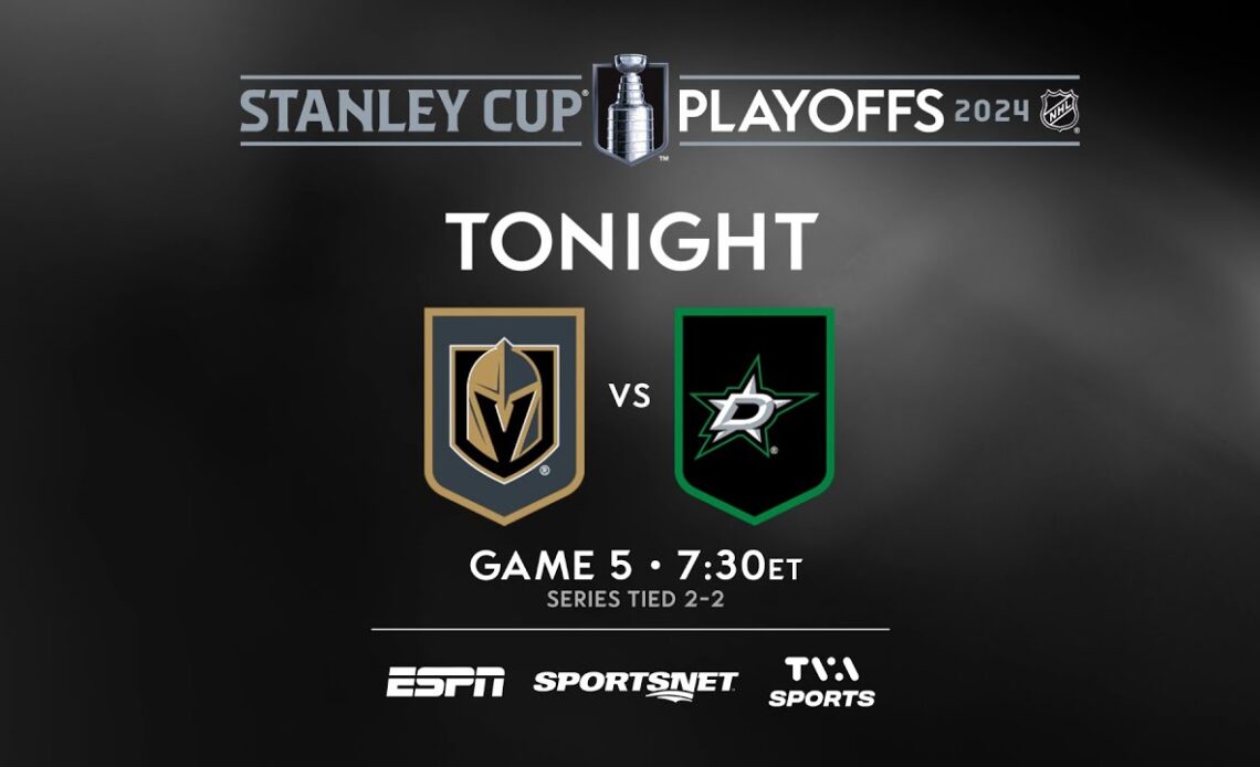 Catch Golden Knights vs. Stars, Game 5 tonight on ESPN