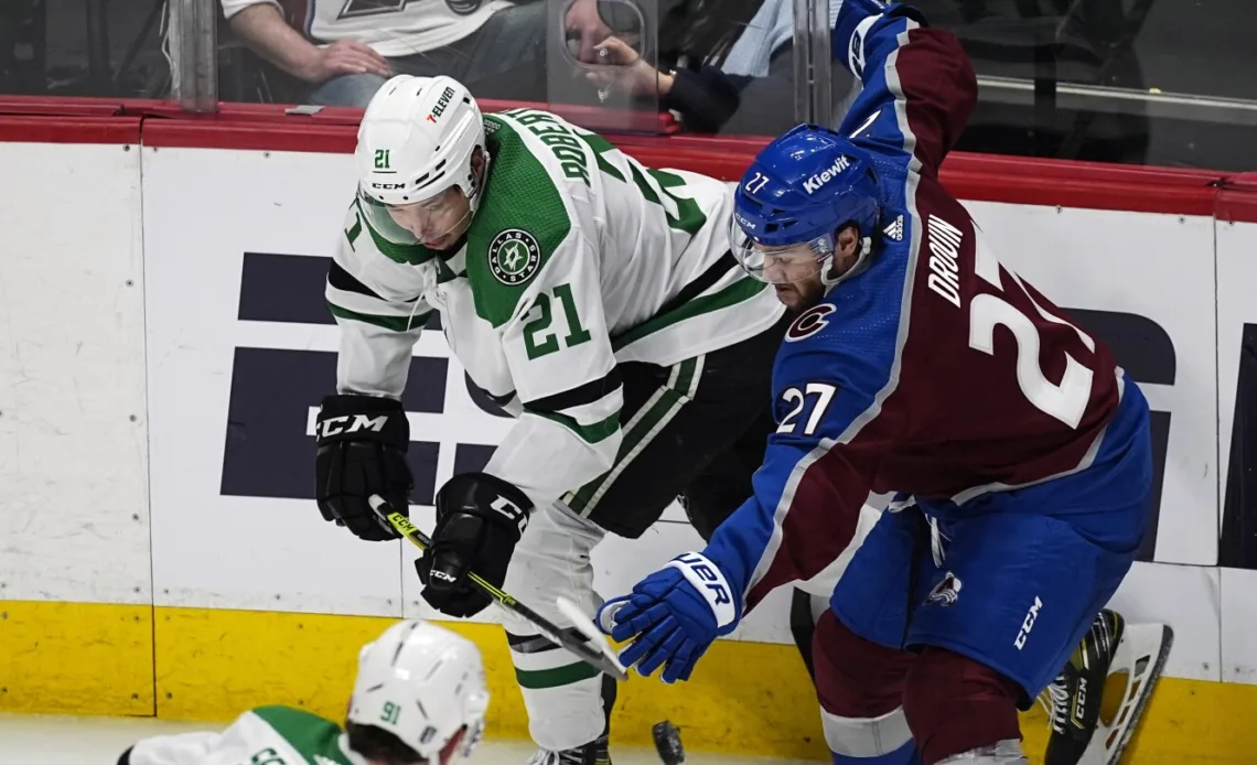 Drouin returns from injury for Game 4, tries to fill void for Avs on heels of Nichushkin suspension