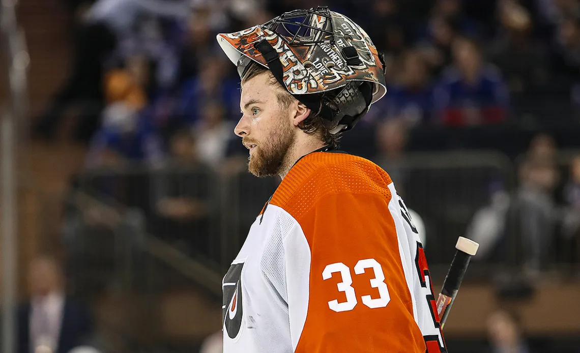 Ersson focused on a ‘key word' as he prepares for Flyers' No. 1 goalie job