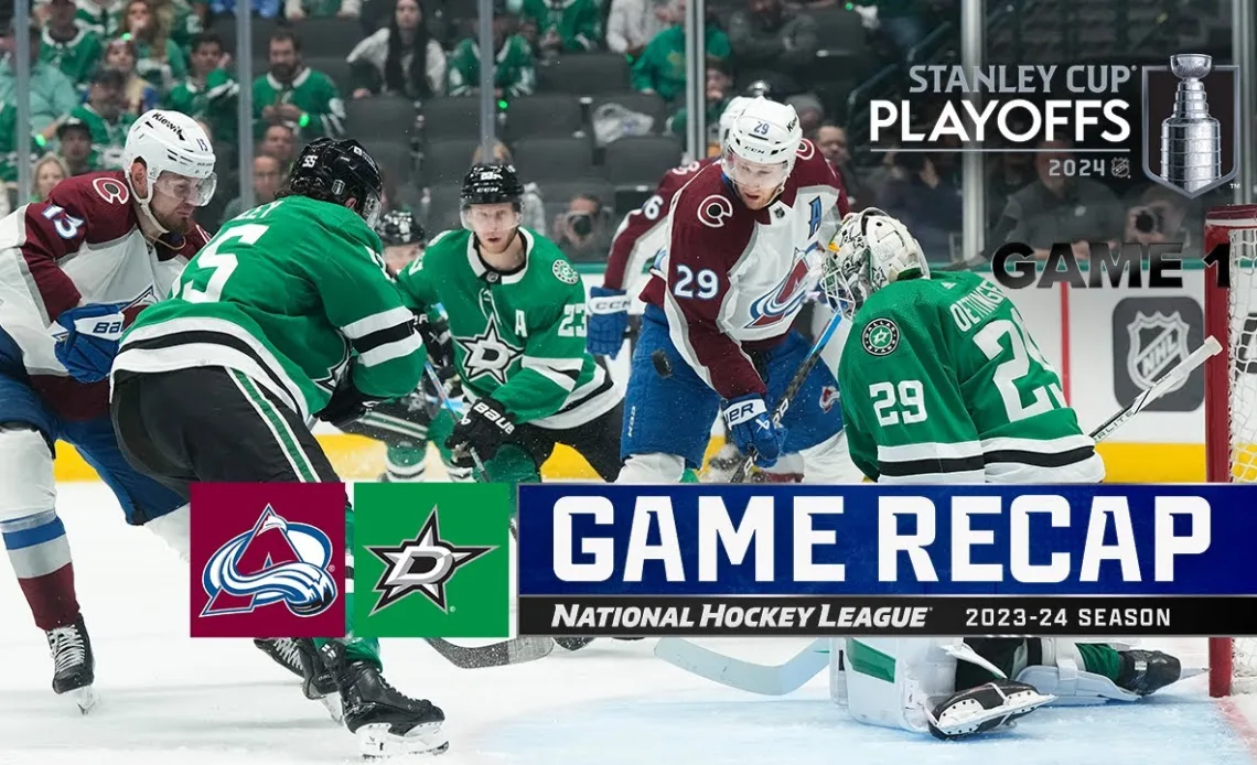 Gm 1: Avalanche @ Stars 5/7 | NHL Highlights | 2024 Stanley Cup Playoffs