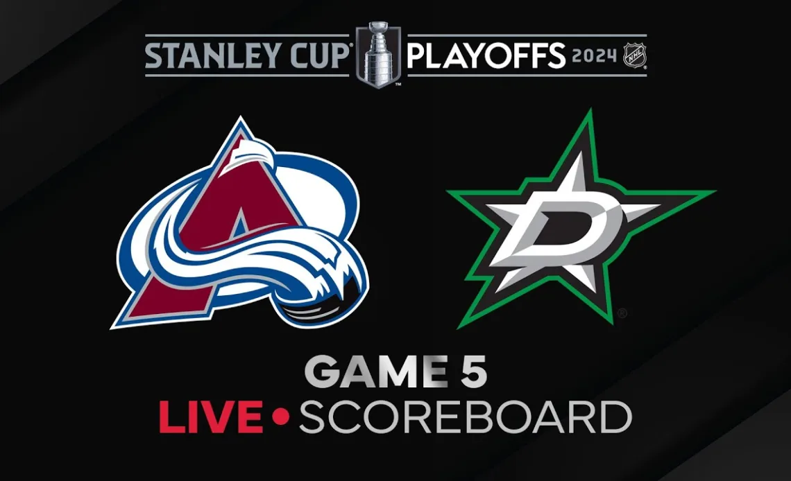 Live Scores and Updates: Colorado Avalanche vs. Dallas Stars Gm 5