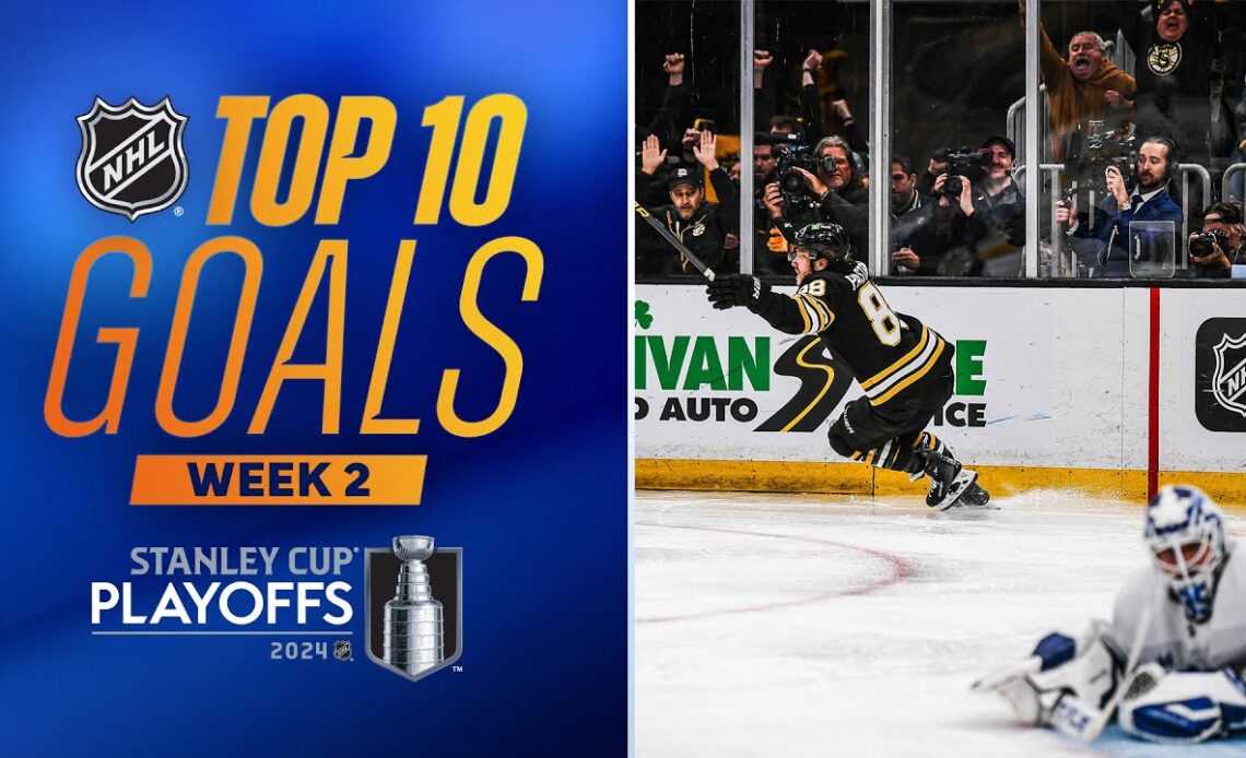 NHL Top 10 Goals from Week 2 of the Playoffs | 2024 Stanley Cup Playoffs