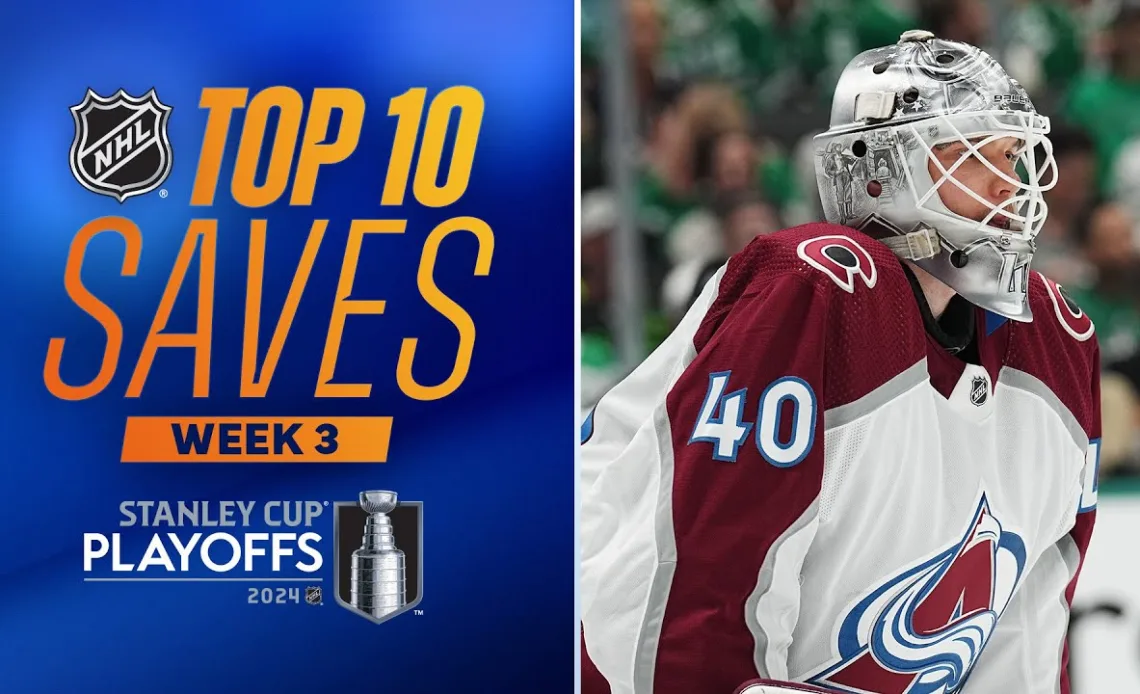 NHL Top 10 Saves from Week 3 | 2024 Stanley Cup Playoffs