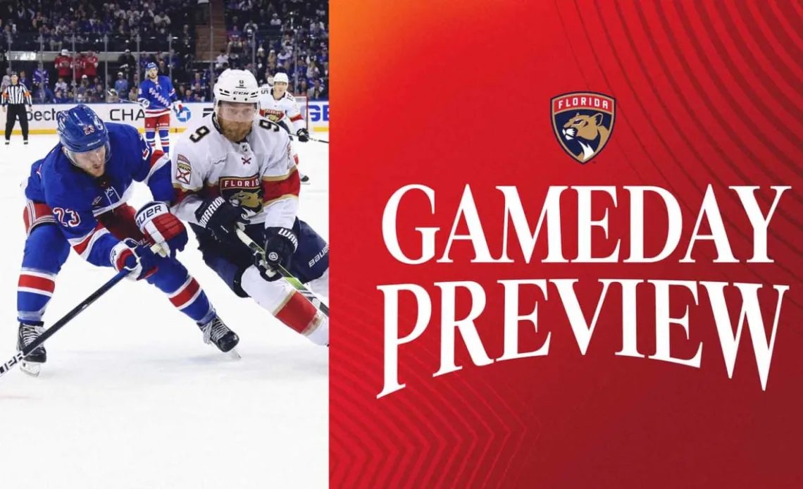 PREVIEW: Panthers ‘know what we need to do’ to win Game 2 vs. Rangers