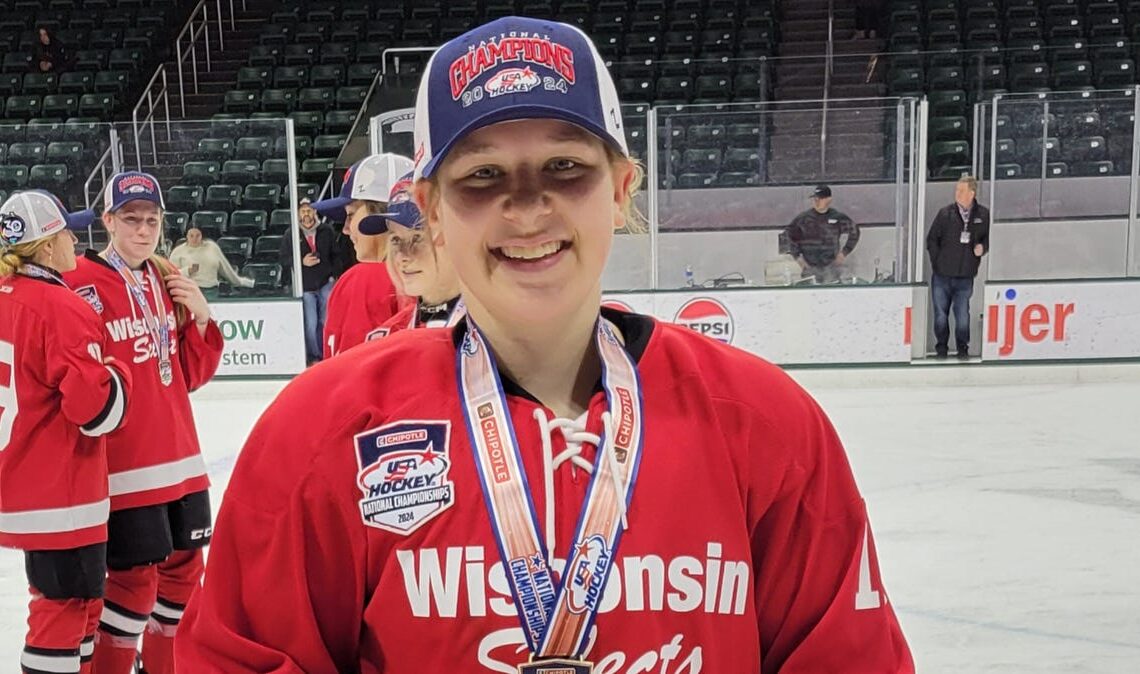 Sheboygan North girls hockey player Kayla Dogs is a national champion