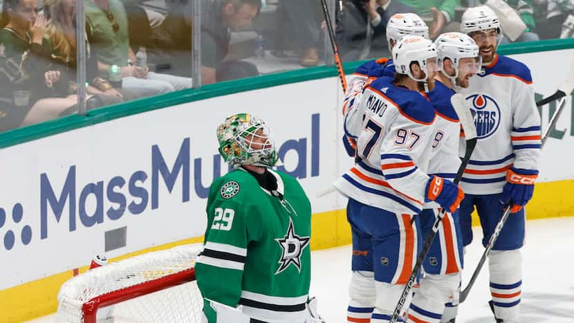 Stars out of answers as Oilers steal Game 1 of WCF in double overtime