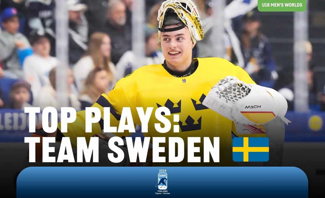 TOP PLAYS: Sweden 🇸🇪 | 2024 #U18MensWorlds