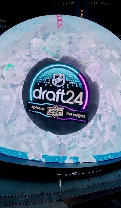 The NHL Draft is headed to THE SPHERE 🤩🌕🎰