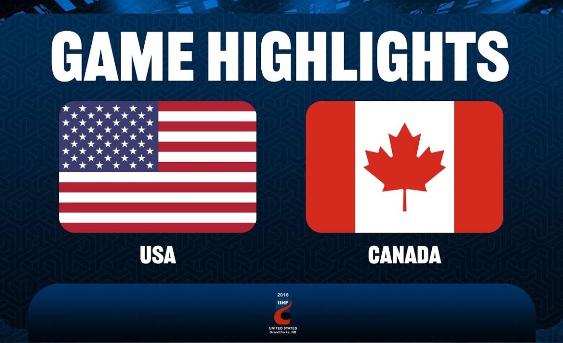 USA vs. Canada (bronze) - 2016 IIHF Ice Hockey U18 World Championship
