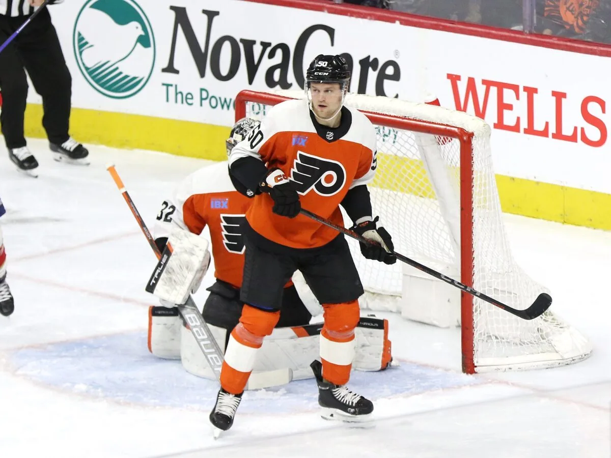 Adam Ginning Philadelphia Flyers