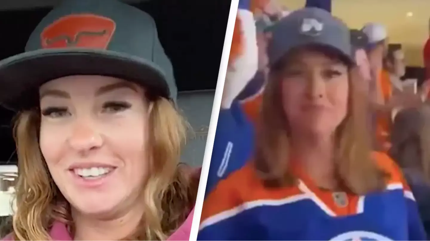 Hockey fan who got porn site offer after flashing boobs answers one question people have been wondering