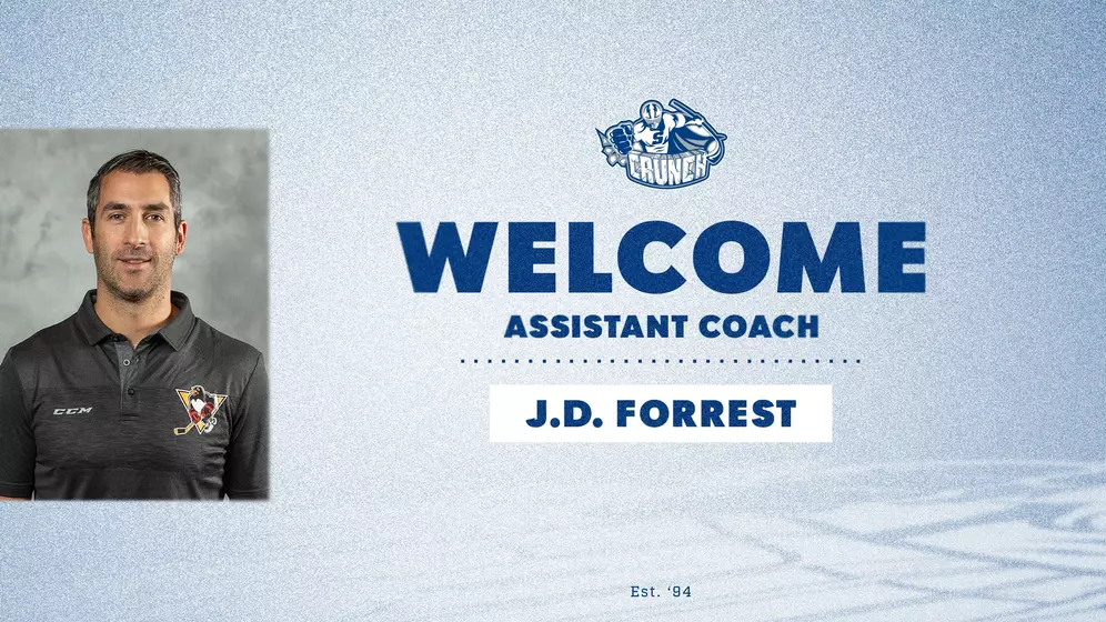 J.D. Forrest Named Syracuse Crunch Assistant Coach