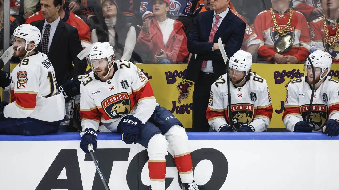 Panthers hope to rebound from blowout loss, returning home on the verge of winning the Stanley Cup