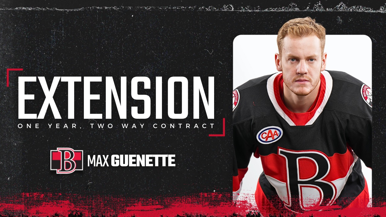 Senators sign defenceman Max Guenette to one-year, two-way contract extension – Belleville Sens