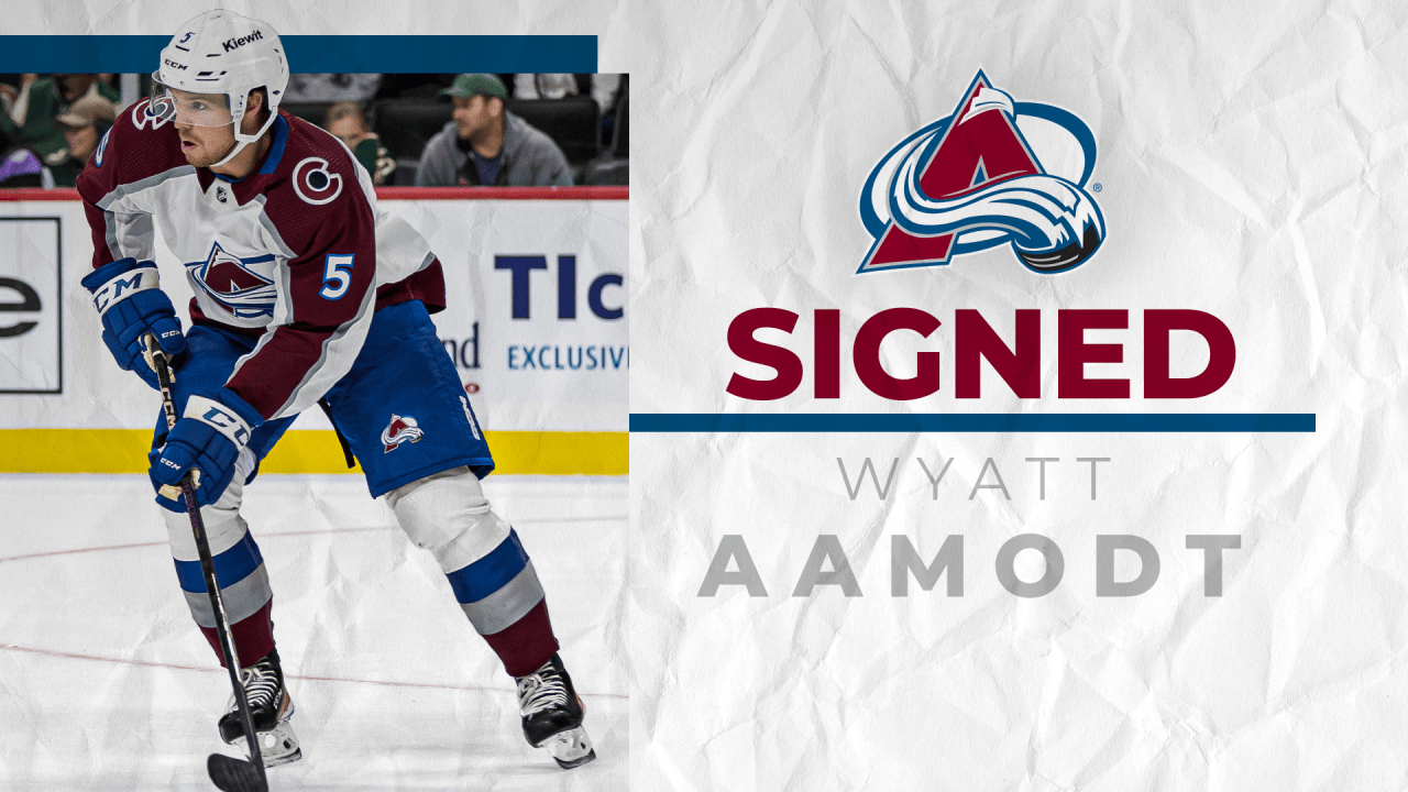 Avalanche Signs Wyatt Aamodt | Colorado Avalanche