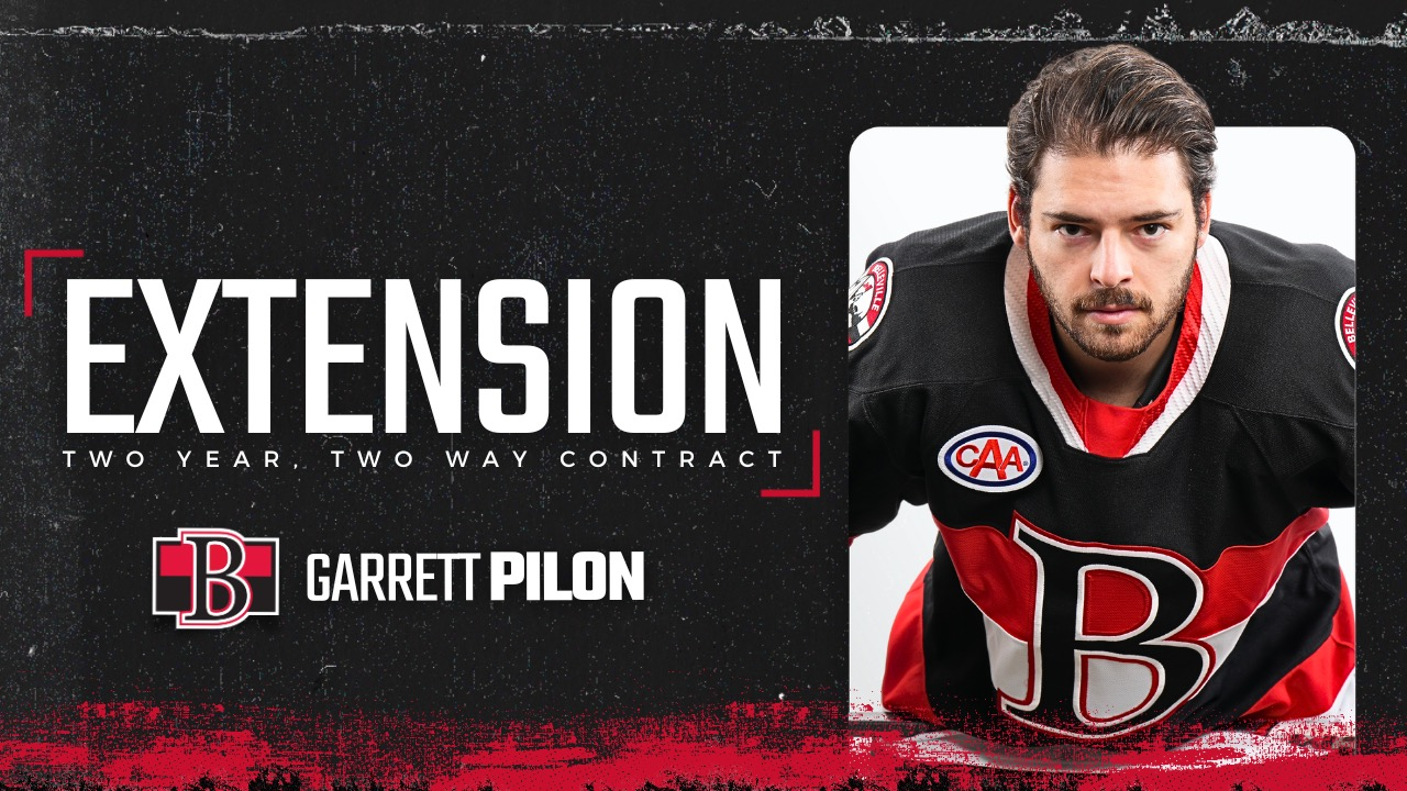 Senators sign forward Garrett Pilon to two-year, two-way contract extension – Belleville Sens