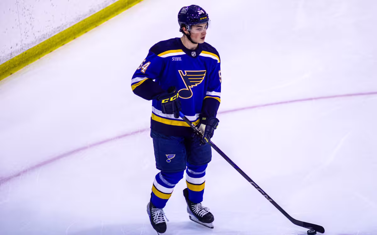 Dvorsky Will Let The St. Louis Blues Know When He's NHL-Ready