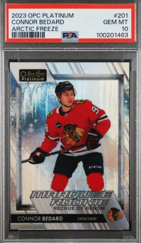 Connor Bedard O-Pee-Chee Platinum Artic Freeze