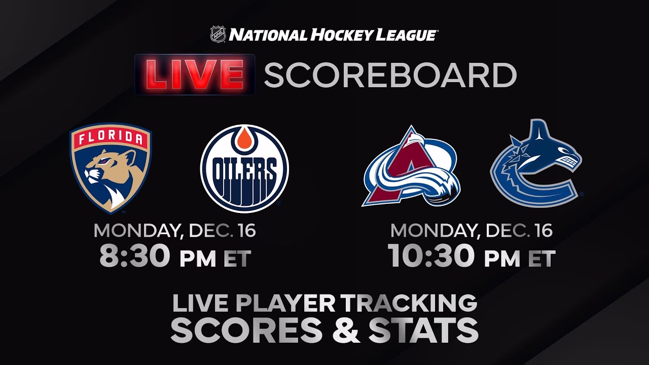 NHL Live Scoreboard and League Updates | Panthers vs. Oilers