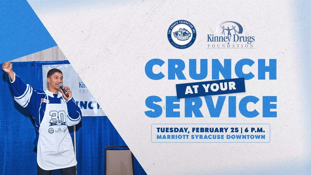 Syracuse Crunch Partner With Kinney Drugs For Crunch At Your Service Event February 25