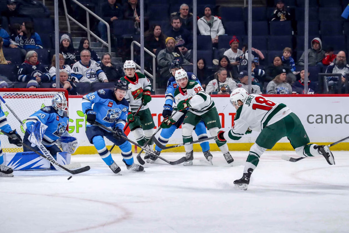 Ben Jones Iowa Wild Domenic DiVincentiis Manitoba Moose