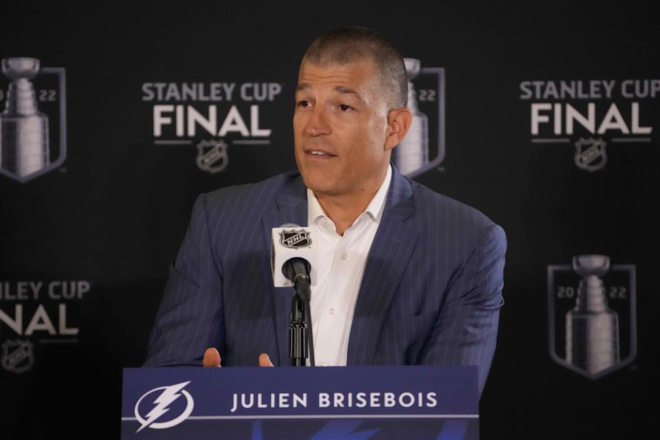 Julien BriseBois (Ron Chenoy-Imagn Images)