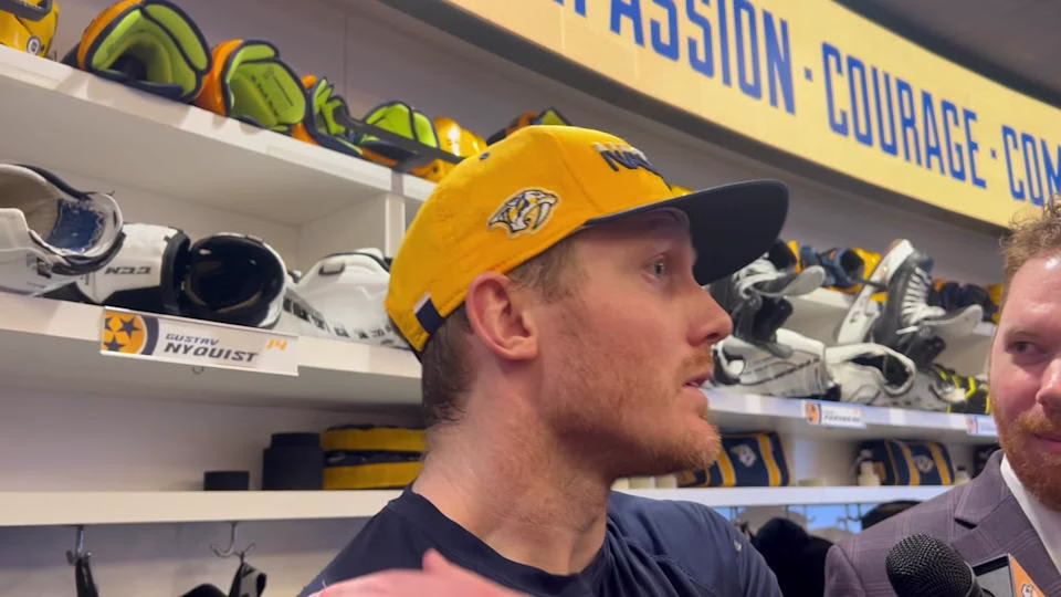 Predators' Nyquist Scratched from Saturday's Game at Islanders for Trade-Related Reasons