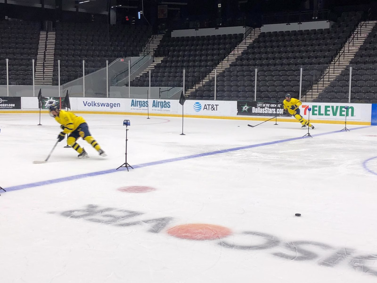 Pre-combine combine an on-ice test