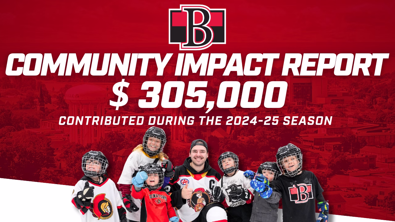 Belleville Sens release 2024-25 Community Impact Report with $305,000+ in contributions – Belleville Sens