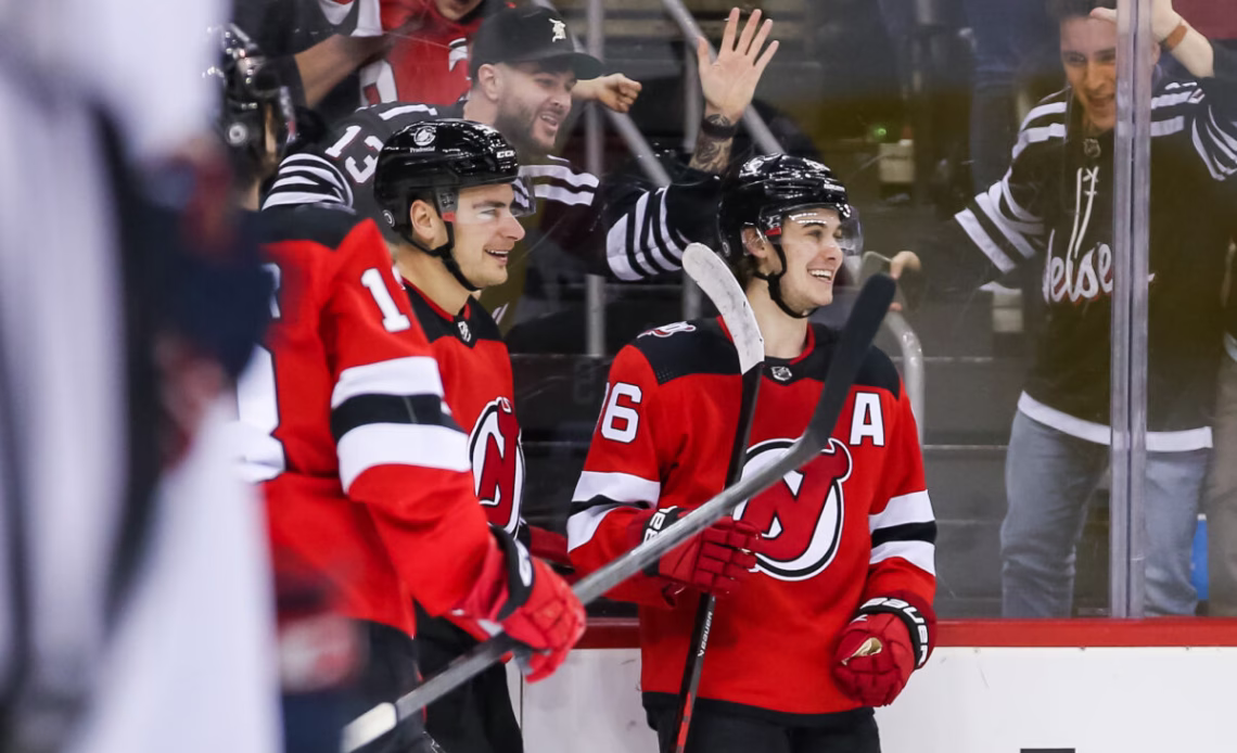 Jack Hughes Timo Meier New Jersey Devils