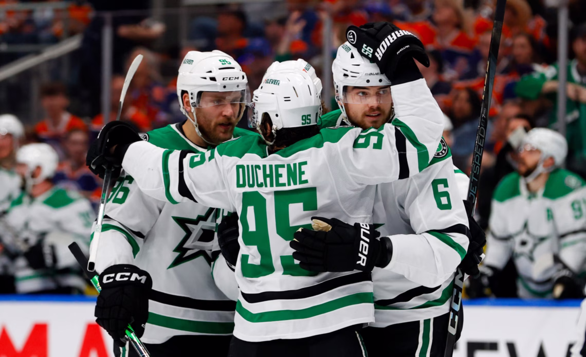 Mikko Rantanen Matt Duchene Lian Bichsel Dallas Stars