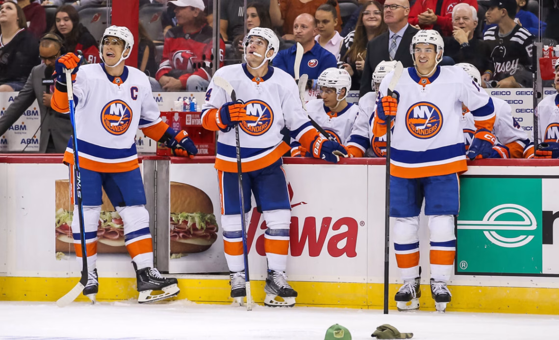 Anders Lee Bo Horvat Mathew Barzal New York Islanders