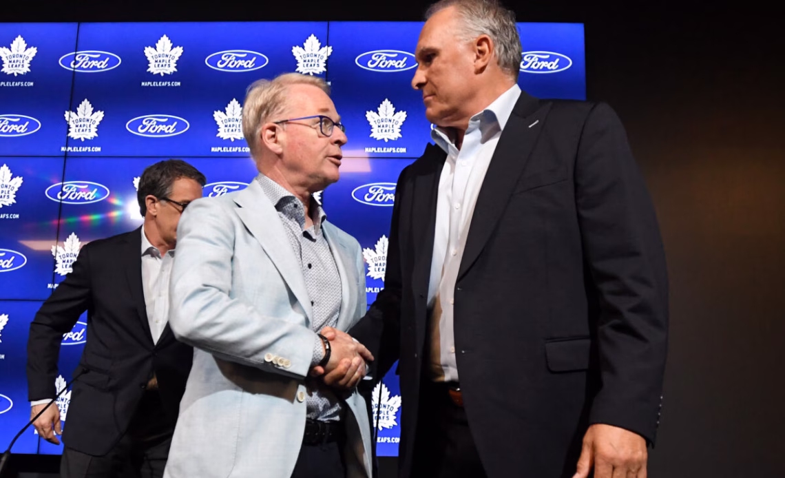 Keith Pelley Craig Berube Toronto Maple Leafs