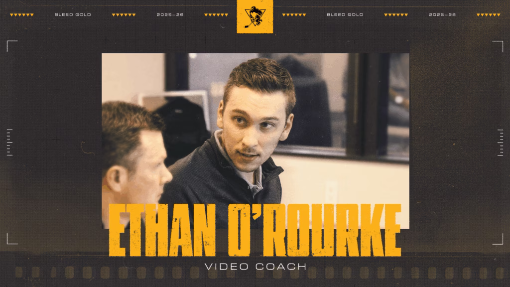 PENGUINS HIRE ETHAN O’ROURKE AS VIDEO COACH